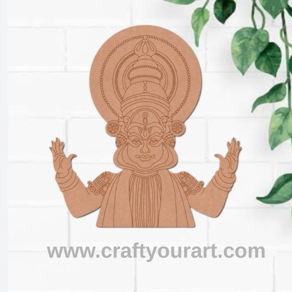 Kathakali Pre Marked MDF Design 5
