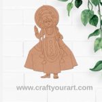 Kathakali Pre Marked MDF Design 4
