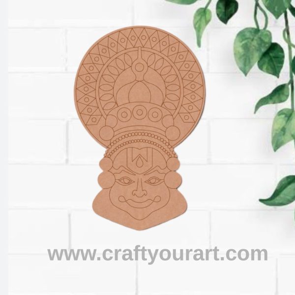 Kathakali Pre Marked MDF Design 3