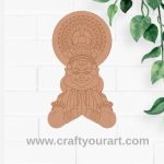 Kathakali Pre Marked MDF Design 7