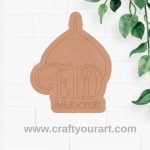 Eid Mubarak Pre Marked Base MDF Design 1