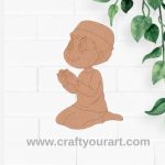 Muslim Boy Pre Marked MDF Design 2