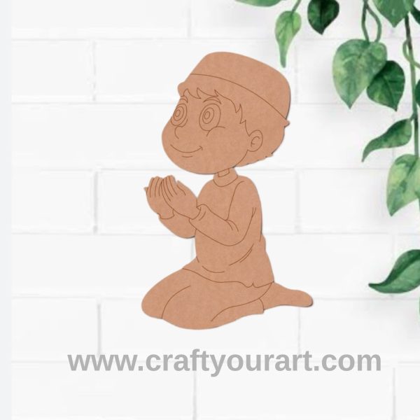 Muslim Boy Pre Marked MDF Design 2