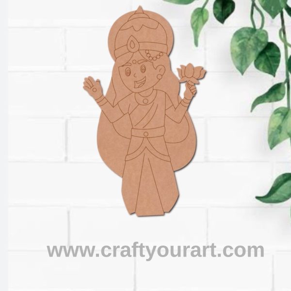 Lakshmi Ji Pre Marked MDF Design 7