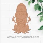 Lakshmi Ji Pre Marked MDF Design 1