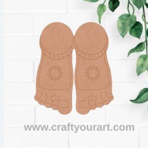 Lakshmi Paul Feet Pre Marked MDF Design 2