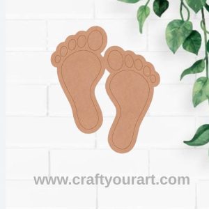Lakshmi Paul Feet Pre Marked MDF Design 1