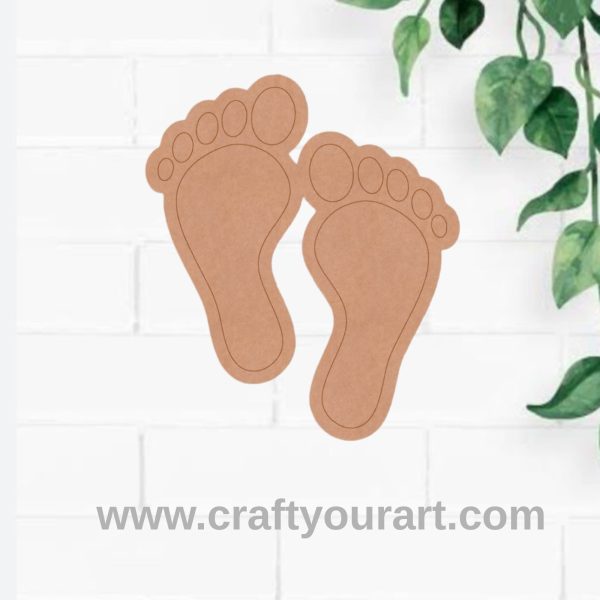 Lakshmi Paul Feet Pre Marked MDF Design 1