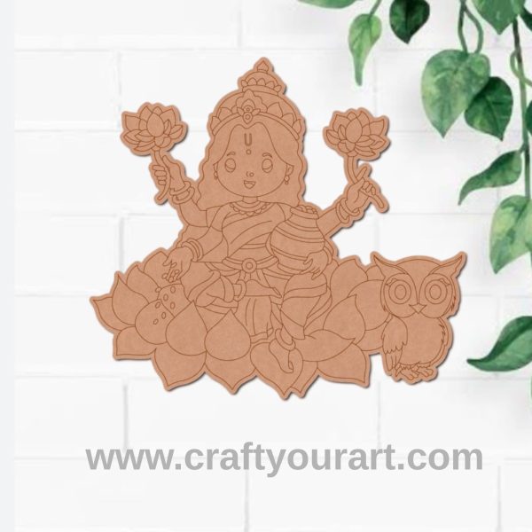Lakshmi Ji Pre Marked MDF Design 4