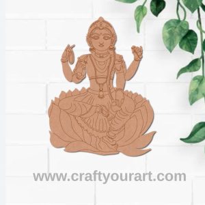 Lakshmi Ji Pre Marked MDF Design 3