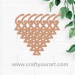 Saraswati Yantra Cutout MDF Design 3
