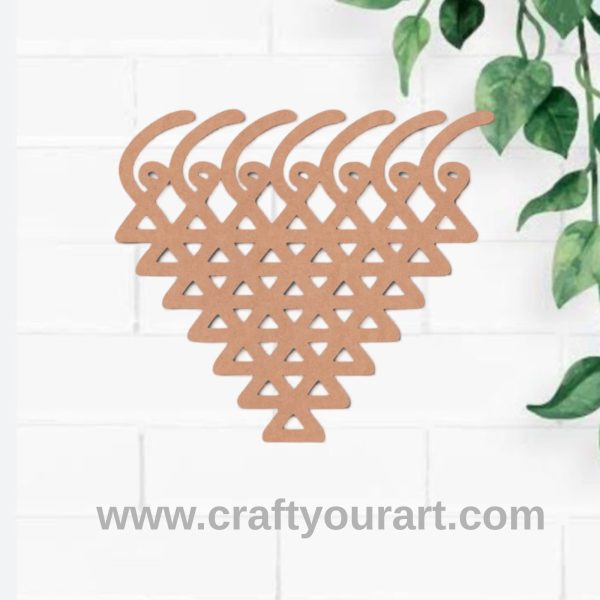 Saraswati Yantra Cutout MDF Design 3