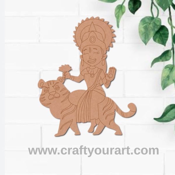 Durga Maa Pre Marked MDF Design 9