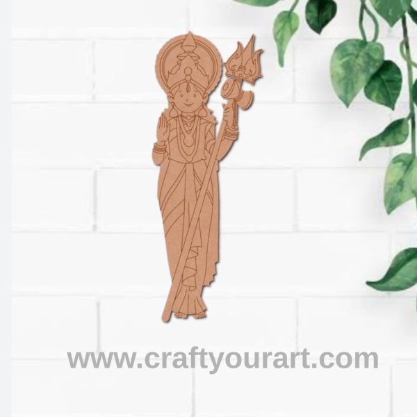 Goddess Parvati Devi Pre Marked MDF Design 1