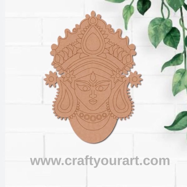 Durga Maa Pre Marked MDF Design 3