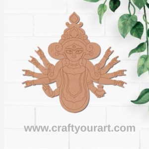 Durga Maa Pre Marked MDF Design 4