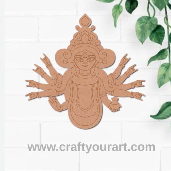 Durga Maa Pre Marked MDF Design 4