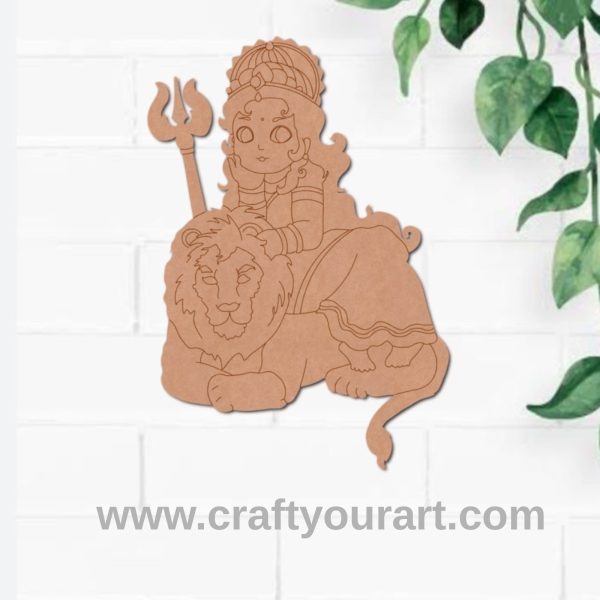 Durga Maa Pre Marked MDF Design 2