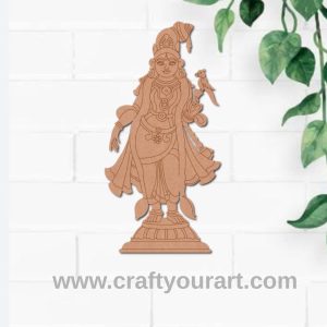 Goddess Meenakshi Pre Marked MDF Design 1