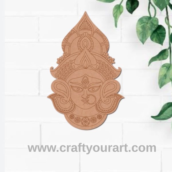 Durga Maa Pre Marked MDF Design 1