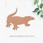 Komodo Dragon Pre Marked MDF Design 1