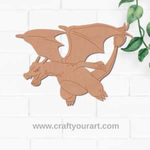 Charizard Dragon Pokemon Pre Marked MDF Design 4