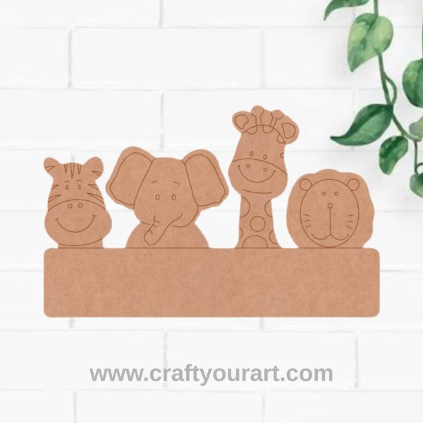 Animals Pre Marked Base MDF Design 1