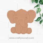 Elephant Pre Marked MDF Design 5