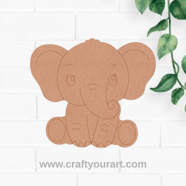 Elephant Pre Marked MDF Design 5