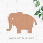 Elephant Pre Marked MDF Design 3