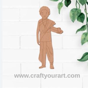 Indian Priest Pandit Pre Marked MDF Design 2