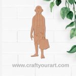Indian Priest Pandit Pre Marked MDF Design 3