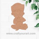 Indian Priest Pandit Pre Marked MDF Design 1