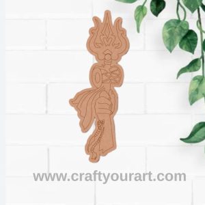 Shiva Trishul Pre Marked MDF Design 1