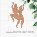 Shiv Ji With Parvati Ji Pre Marked MDF Design 2