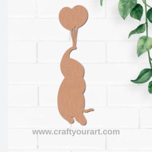 Elephant Cutout MDF Design 5