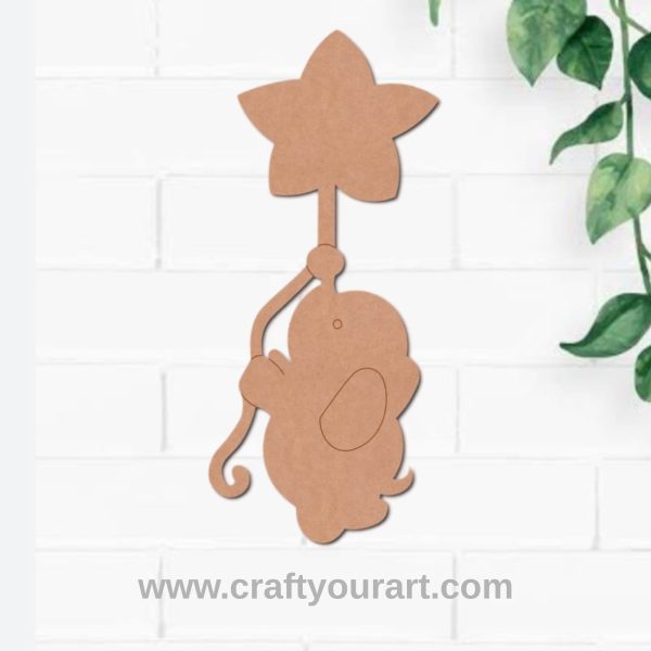 Elephant With Star Pre Marked MDF Design 1
