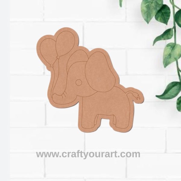 Elephant Pre Marked MDF Design 12