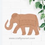 Elephant Pre Marked MDF Design 16