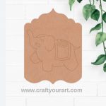 Elephant Pre Marked Base MDF Design 1