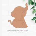 Elephant Pre Marked MDF Design 8