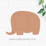Elephant Pre Marked MDF Design 7