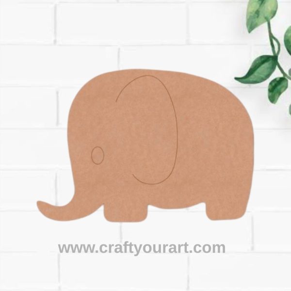 Elephant Pre Marked MDF Design 7