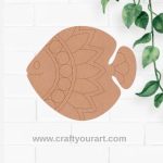 Fish Pre Marked MDF Design 4