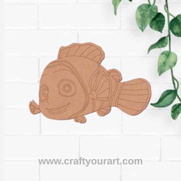 Nemo Fish Finding Nemo Cartoon Pre Marked MDF Design 1