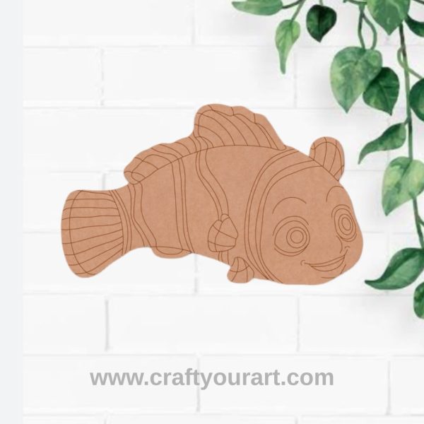 Nemo Fish Finding Nemo Cartoon Pre Marked MDF Design 2