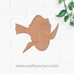 Dory Fish Finding Nemo Cartoon Pre Marked MDF Design 1
