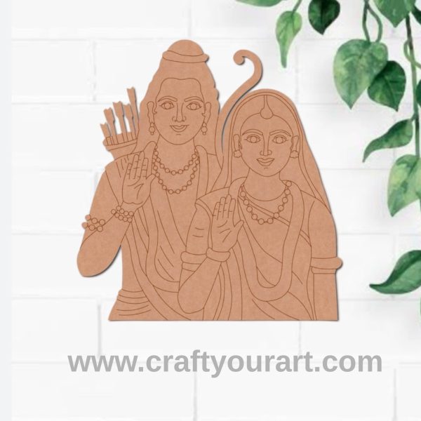 Ram Sita Pre Marked MDF Design 3