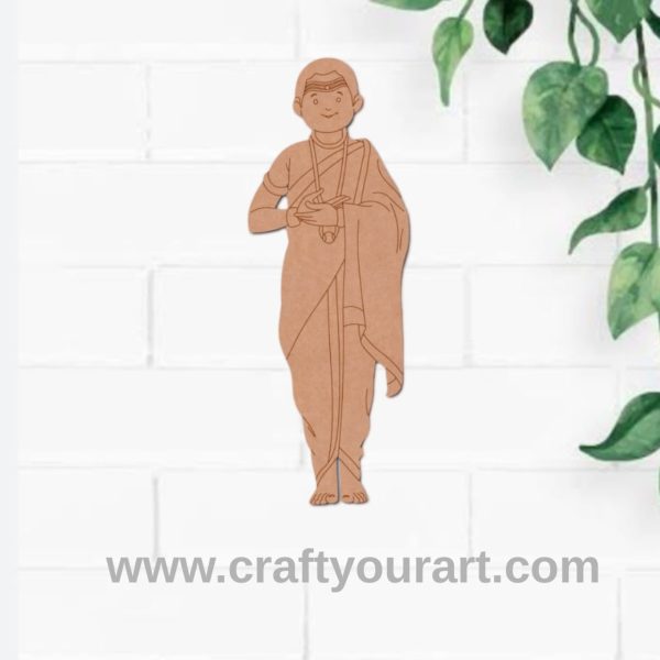 Shiva Temple Pandit Pre Marked MDF Design 1