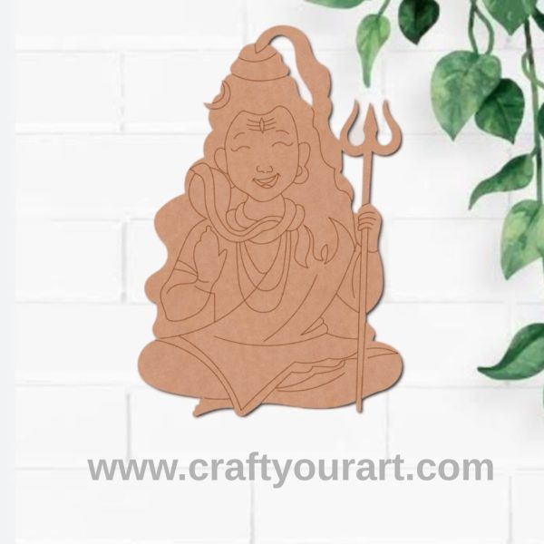 Shiv Ji Pre Marked MDF Design 6